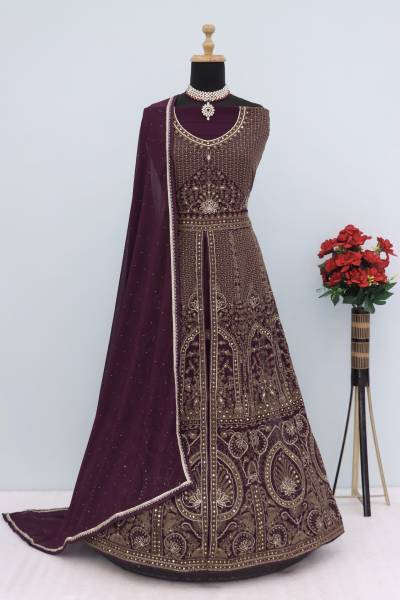 DN 9973 BY AASHIRWAD DESIGNER GEORGETTE SALWAR SUIT WHOLESALER IN INDIA